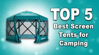 🟢Best Screen Tents for Camping 2023 On Amazon 💠 Top 5 Reviewed & Buying Guide🟢