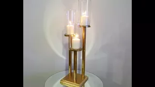 Dollar Tree Vase Triple Candle Lamp DIY for $5