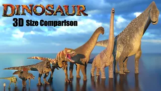 Ultimate 100 Dinosaur Size Comparison in 2024: Extinct Monsters In 3D