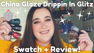China Glaze Drippin’ In Glitz Holiday 2022 | Swatch + Review | Vlogmas Day 10
