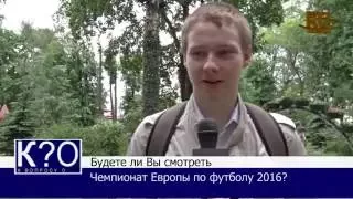 Социальный опрос -  Будете ли Вы смотреть Чемпионат Европы по футболу 2016?