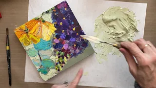 Molding Paste and Mark Making in Mixed Media–Tutorial Tidbits