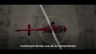 El helicóptero Coyote1 regresa renovado para seguir trabajando en la prevención del delito.