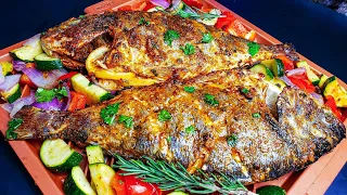 Tastiest Ever Oven Grilled Sea Bream Recipe *A Must Watch*
