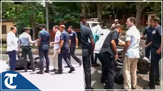 Rahul Gandhi halts carcade, helps man who fell off two-wheeler near Janpath Road