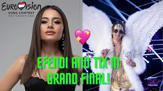 Efendi and Tix In Eurovision 2021 Grand Final!! #EFENTIX