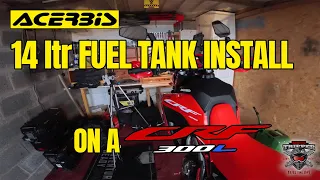 Acerbis 14 ltr FUEL TANK INSTALL ON A HONDA CRF300L