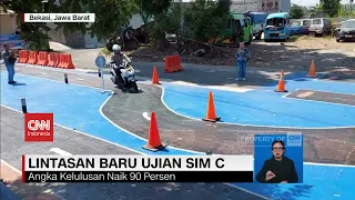 Lintasan Baru Uji Praktek SIM C Lebih Mudah