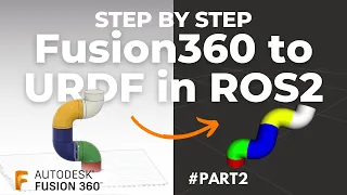 ArmBot Fusion360 to URDF in ROS2 | Part2