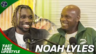 Asafa having a chat with World champion Noah Lyles | Fast Lane Lifestyle