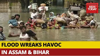 Assam Floods Affect Lives Of 37 Lakh People; Flood Fury Rocks Bihar | Get Real India