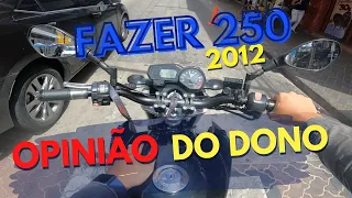 Opinião de dono de yamaha Fazer 250 ano 2012