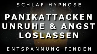 Panikattacken, Unruhe & Angst loslassen | Schlaf Hypnose