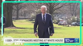 President Biden to meet with top lawmakers at the White House
