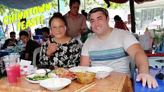 Watch Me & A Chinese Food Lover Eating Lao Food! Vientiane, Laos | ep.1