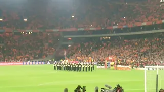 2019 Football Netherlands vs Germany national anthem in Amsterdam/サッカー オランダvsドイツ 国歌斉唱＠アムステルダム