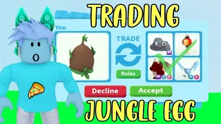 WHAT People TRADE For *JUNGLE EGG* in RICH SERVERS 2022! (Roblox Adopt Me)