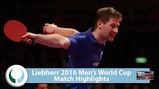2016 Men’s World Cup Highlights I Bastian Steger vs Hugo Calderano (Qual)