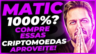 🚀 MATIC 1000% ? NÃO PERCA A OPORTUNIDADE DE COMPRAR ESSAS CRIPTOMOEDAS ALTCOINS AUGUSTO BACKES