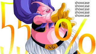 2 MIL DEF + GUARD + USHER AT 55% LOL!!! INT Fat Buu Link Level 1 Showcase (Dokkan Battle)