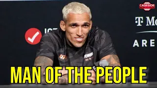 Charles Oliveira on Fan Support Ahead of Critical Fight with Arman Tsarukyan | UFC 300