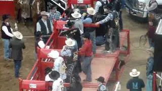 Billy Etbauer  Saddle Bronc Go San Antonio Livestock Show and Rodeo Feb 16,2010