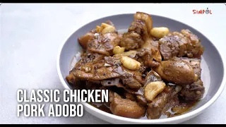 Classic Chicken Pork Adobo, SIMPOL!