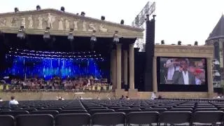 Jermaine Jackson performing "When The Rain Begins To Fall" live at sound check at Vrijthof
