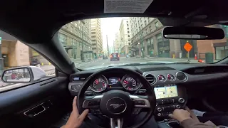 POV DRIVING MUSTANG 5.0 DOWNTOWN | (THINGS GET CRAZY)