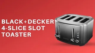 BLACK+DECKER 4-Slice Extra-Wide Slot Toaster, TR4310FBD Review