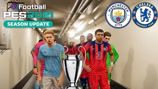 [PS4] PES 2021 UEFA Champions League Final (Manchester City vs Chelsea Gameplay)