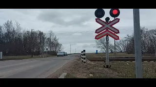 Поезд остановился на переезде! Аульс, Гродно