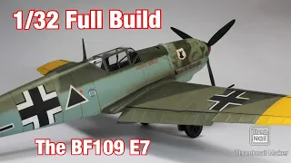 Eduard 1/32 Scale Messerschmitt BF109 E7, Build, Paint, Weather Video. Model Aircraft