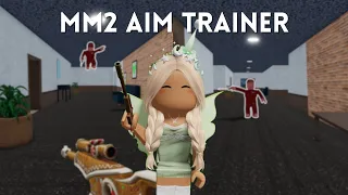 TRYING MM2 AIM TRAINER *hard*