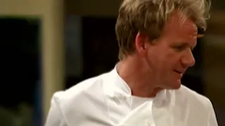 JP walks into glass door (Hells Kitchen)