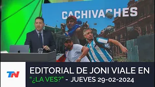 EDITORIAL DE JONI VIALE: "CACHIVACHES" I ¿LA VES? (29/2/24)