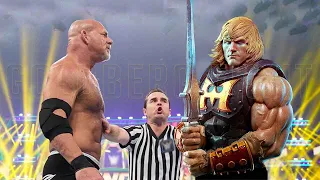 Goldberg vs He Man Match