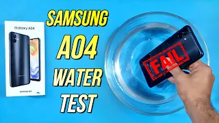 Samsung Galaxy A04 Water Test 💦 Galaxy A04 is Waterproof or Not?