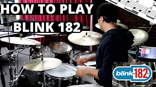 How to play Dumpweed by Blink 182 on Drums - Drum Lesson