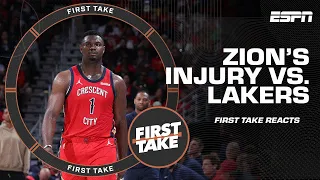 'A BASKETBALL TRAGEDY' Windy talks Zion's injury 'IT WAS HIS MOMENT!' | First Take