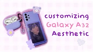 Customizing my Samsung Galaxy A32 Aesthetic Theme