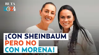¡No militara en Morena! Claudia Sheinbaum descarta incorporación de Alejandra del Moral al partido