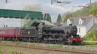 44871 Hauling The Final Great Britain Railtour of 2024 & 45407 With Support Coach. 21st/22nd April