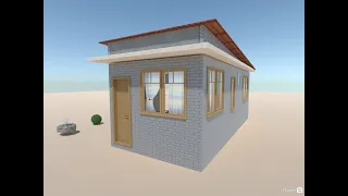 3m x 7m Small House design (21 sq.m)
