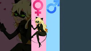 Miraculous hero's gender swap // #miraculous #shorts #viral #tiktok #trending #youtubeshorts