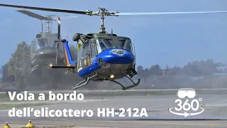 Vola con l'elicottero HH-212A a 360° - Aeronautica Militare