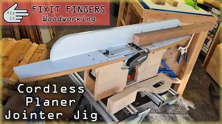 Making a DIY Jointer from a Cordless Planer