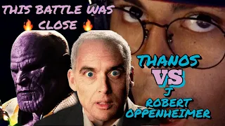 Former HISTORY MAJOR reacts to Thanos vs J Robert Oppenheimer Epic Rap Battles of History!