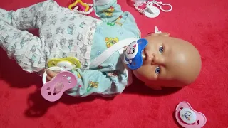 Vlog: вечер с куклой Беби Бон Ариной/кукла baby born/кормление беби бона/переодивание беби бона