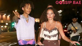 Jaden Smith and Madison Pettis get close on night out